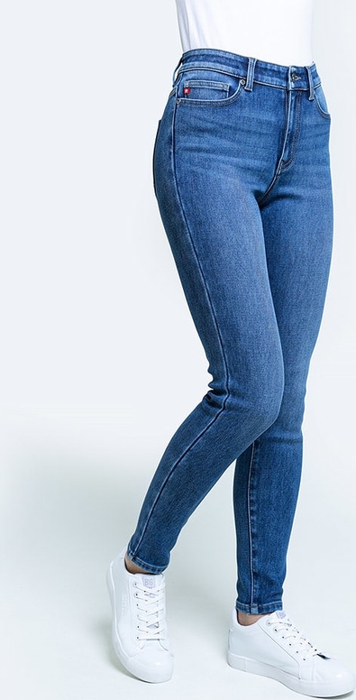 Niebieskie jeansy Big Star w street stylu z bawełny