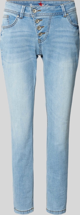 Niebieskie jeansy Buena Vista w street stylu z bawełny