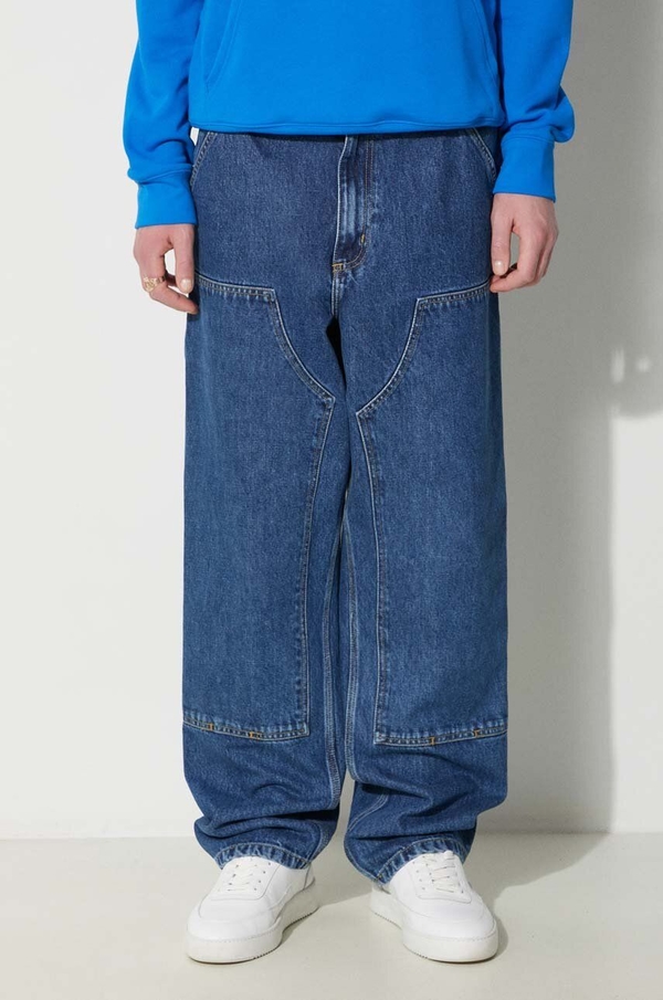 Niebieskie jeansy Carhartt WIP w stylu casual
