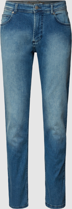 Niebieskie jeansy Christian Berg z bawełny w street stylu