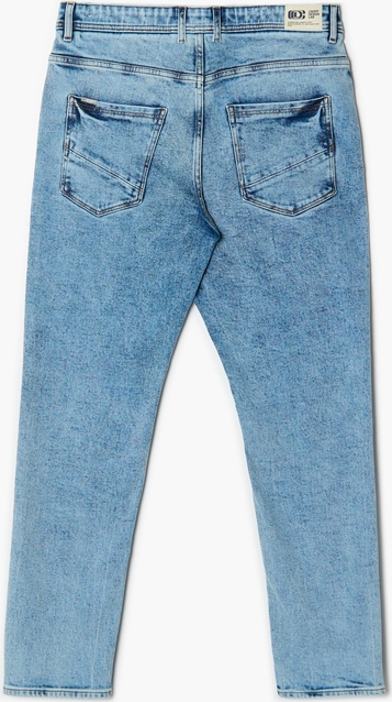 Niebieskie jeansy Cropp w stylu casual
