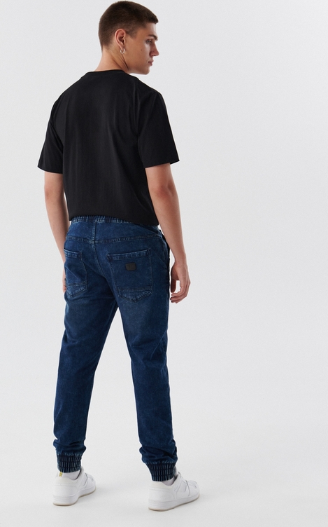 Niebieskie jeansy Cropp w stylu casual z jeansu