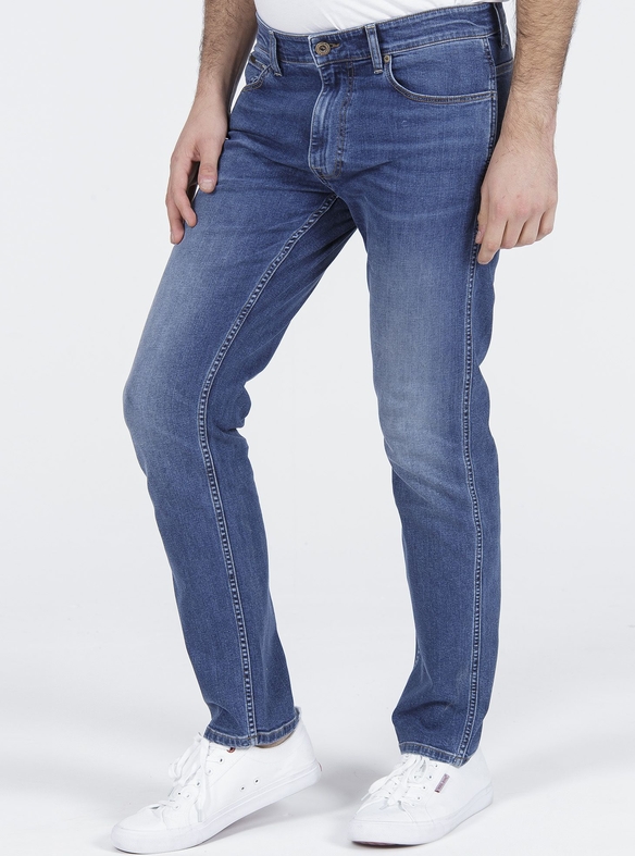 Niebieskie jeansy Cross Jeans w stylu casual