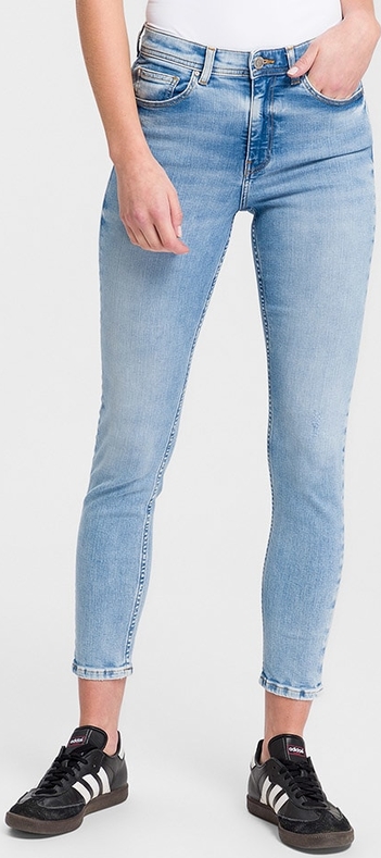 Niebieskie jeansy Cross Jeans w stylu klasycznym