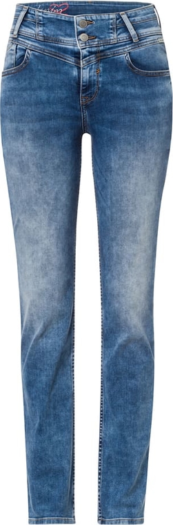 Niebieskie jeansy Cross Jeans z bawełny w street stylu