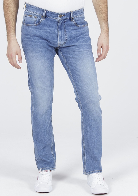 Niebieskie jeansy Cross Jeans z jeansu w stylu casual