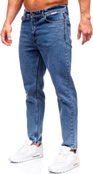 Niebieskie jeansy Denley w stylu casual