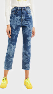 Niebieskie jeansy Desigual w stylu casual