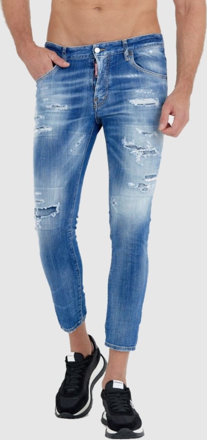 Niebieskie jeansy Dsquared2