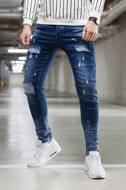 Niebieskie jeansy Duuf