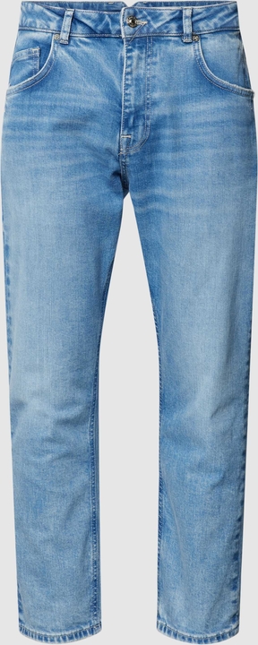 Niebieskie jeansy Gabba w street stylu z bawełny