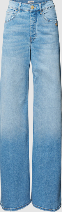 Niebieskie jeansy Gang w street stylu