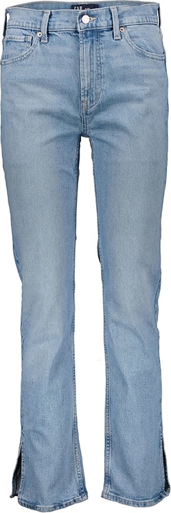 Niebieskie jeansy Gap w street stylu