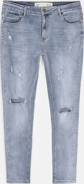 Niebieskie jeansy Gate z jeansu