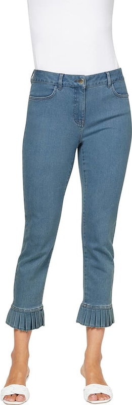 Niebieskie jeansy Heine w street stylu