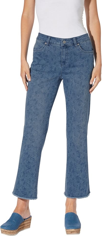 Niebieskie jeansy Heine w street stylu z bawełny
