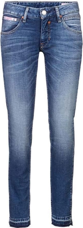 Niebieskie jeansy Herrlicher w street stylu z bawełny