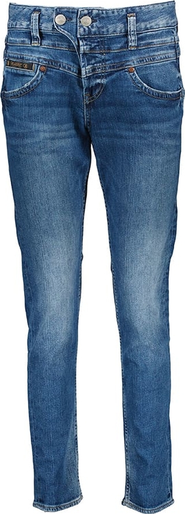 Niebieskie jeansy Herrlicher z bawełny w stylu casual