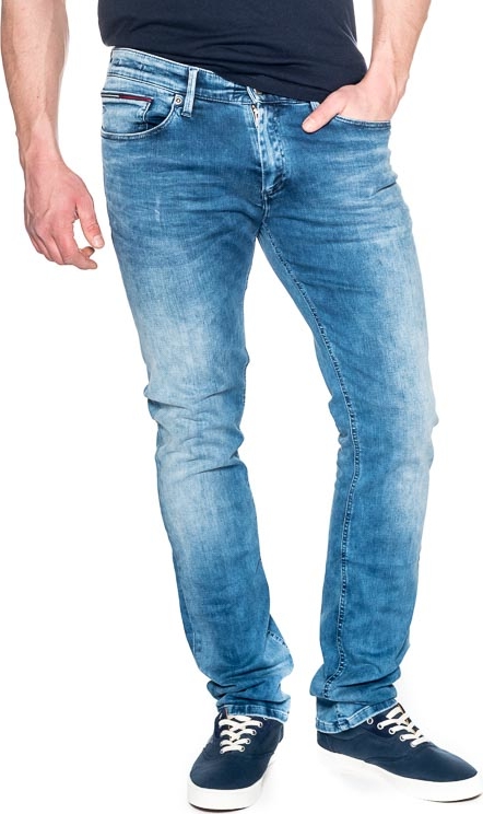 Niebieskie jeansy Hilfiger Denim z jeansu