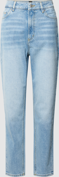 Niebieskie jeansy Hugo Boss w street stylu z bawełny