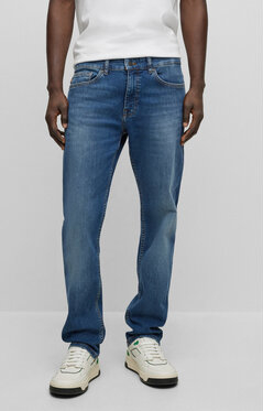 Niebieskie jeansy Hugo Boss w stylu casual