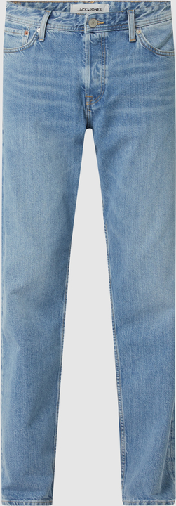 Niebieskie jeansy Jack & Jones z bawełny w street stylu