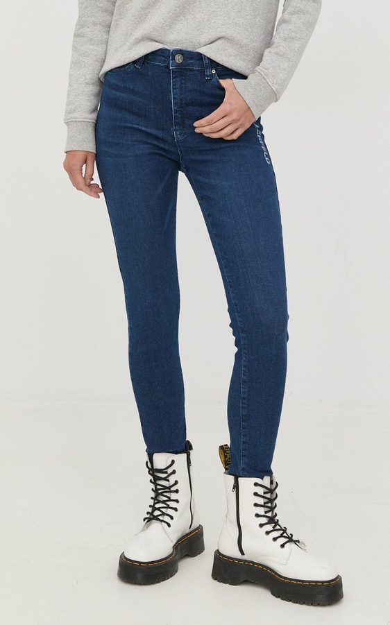 Niebieskie jeansy Karl Lagerfeld
