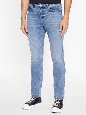 Niebieskie jeansy Karl Lagerfeld Jeans w stylu casual