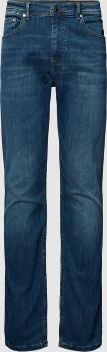 Niebieskie jeansy Karl Lagerfeld z bawełny w street stylu