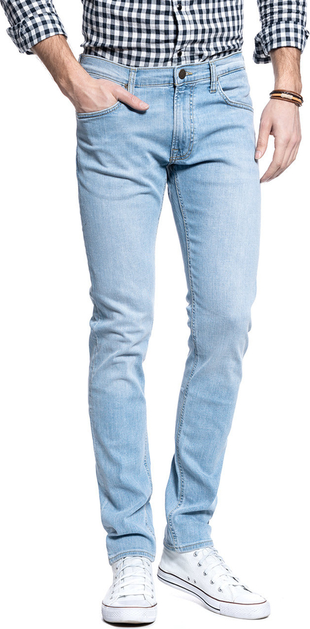 Niebieskie jeansy Lee w stylu casual