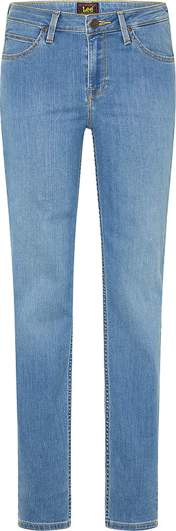 Niebieskie jeansy Lee z bawełny w stylu klasycznym