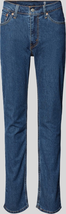 Niebieskie jeansy Levis w street stylu z bawełny