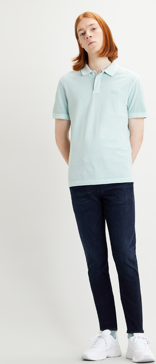 Niebieskie jeansy Levis z bawełny w stylu casual