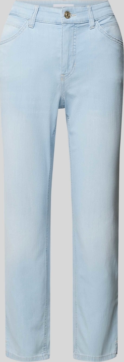 Niebieskie jeansy MAC w street stylu