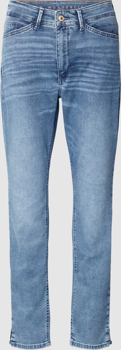 Niebieskie jeansy MAC z bawełny