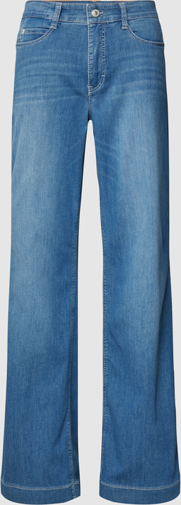 Niebieskie jeansy MAC z bawełny w street stylu