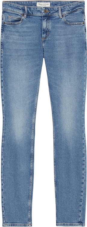 Niebieskie jeansy Marc O'Polo w street stylu