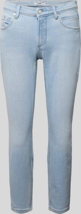 Niebieskie jeansy Marc O'Polo z bawełny w stylu casual