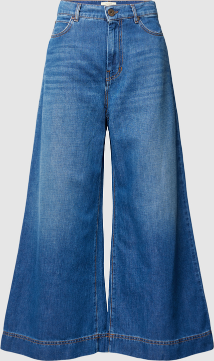 Niebieskie jeansy MaxMara z bawełny w street stylu
