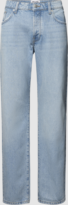 Niebieskie jeansy Only & Sons w street stylu z bawełny