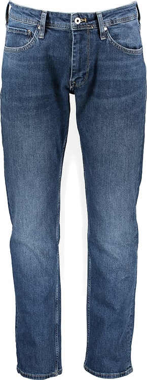 Niebieskie jeansy Pepe Jeans w stylu klasycznym z bawełny
