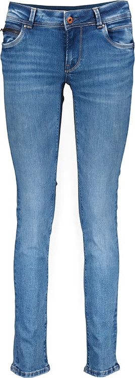 Niebieskie jeansy Pepe Jeans z bawełny