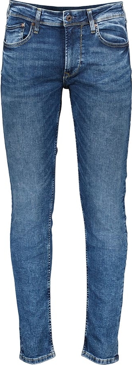 Niebieskie jeansy Pepe Jeans z bawełny w stylu klasycznym