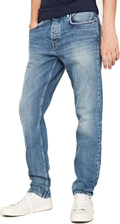 Niebieskie jeansy Pepe Jeans z jeansu