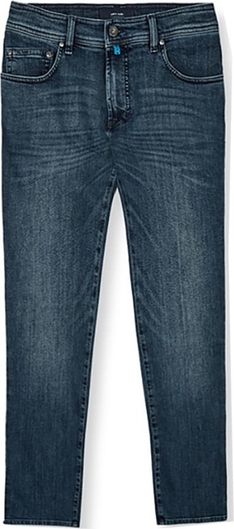 Niebieskie jeansy Pierre Cardin w stylu klasycznym z bawełny