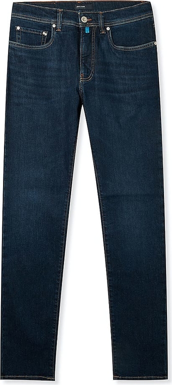 Niebieskie jeansy Pierre Cardin z bawełny
