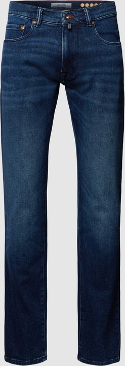 Niebieskie jeansy Pierre Cardin z bawełny