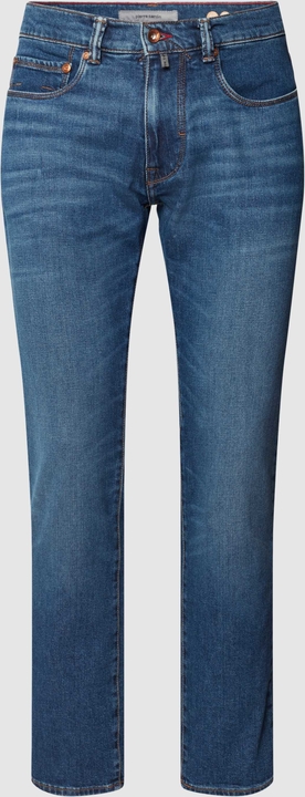 Niebieskie jeansy Pierre Cardin z bawełny w stylu casual
