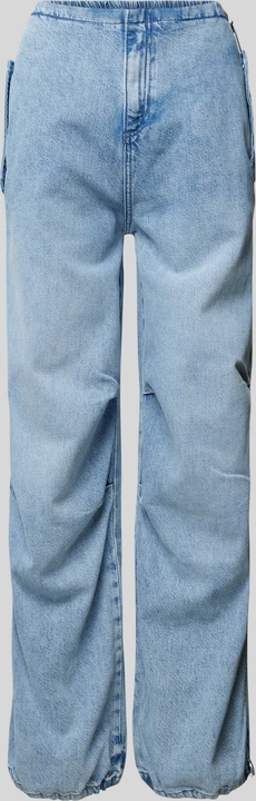 Niebieskie jeansy Qs z bawełny