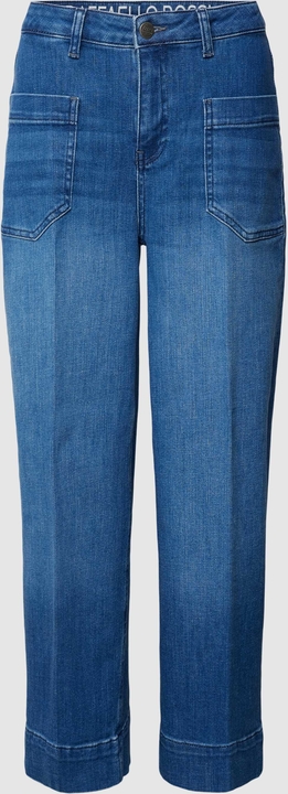 Niebieskie jeansy Raffaello Rossi z bawełny w stylu casual